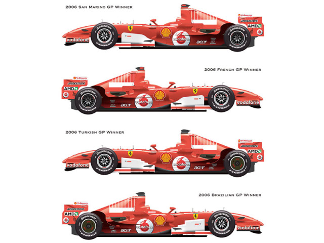Vector One Decals D20-006 1/20 Ferrari 248 F1 2006 【メール便可