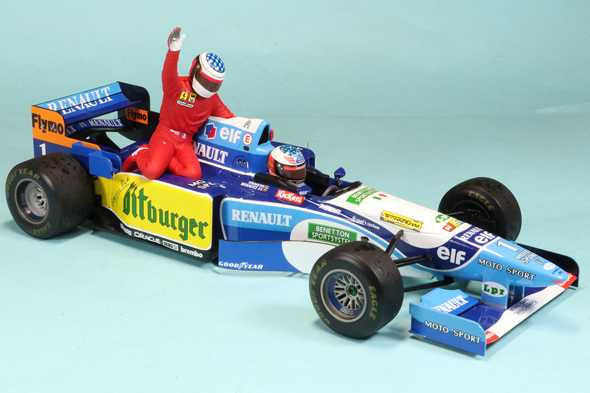 ミニチャンプス 1/18 ベネトン ルノー B195 ミハエル シューマッハ