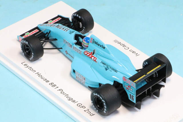 ロム特注スパーク 1/43 レイトンハウス マーチ 881 ポルトガルGP 1988