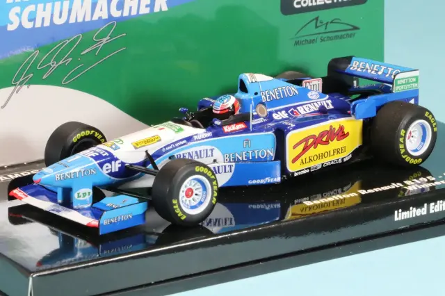 ミニチャンプス 1/43 ベネトン B195 ルノー モナコGP 1995 Winner M