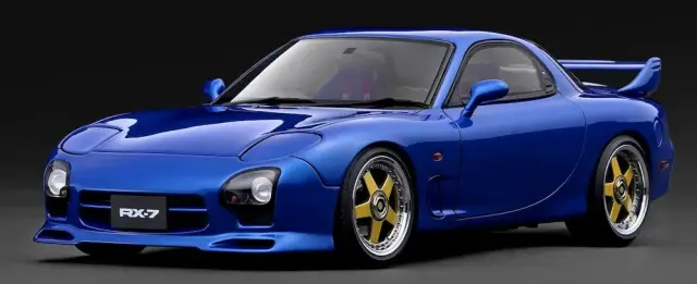 イグニッションモデル 1/43 マツダ RX-7 FC3S RE雨宮 ブルー IG2139