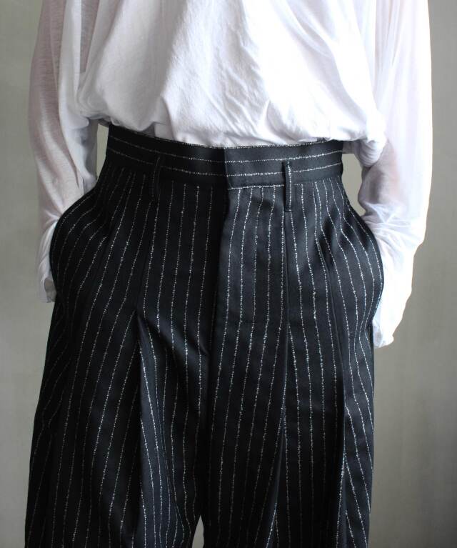 SHINYAKOZUKA Dear BAGGY(ISSUE#7) PINSTRIPE - | rroomm onlinestore