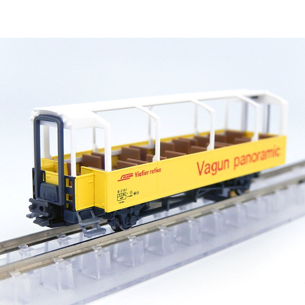 KATO 5253-2 レーティッシュ鉄道(RhB)オープンパノラマ客車 B2101