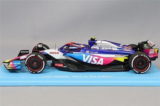レーシングオン F1速報 特注 スパーク 1/43 ビザ キャッシュアップRB