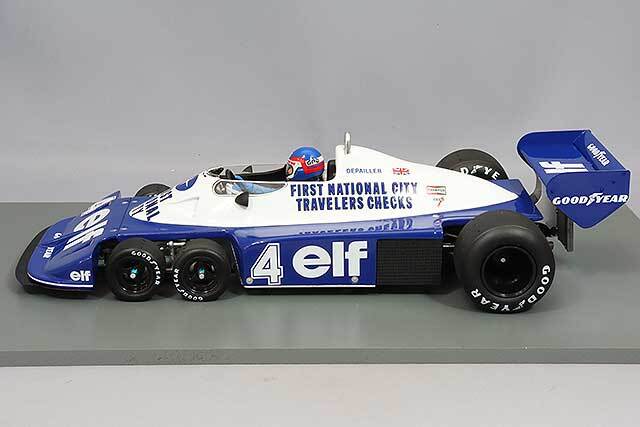スパーク 1/18 ティレル P34 F1 1977 南アフリカGP 3位 #4 P.デパイユ