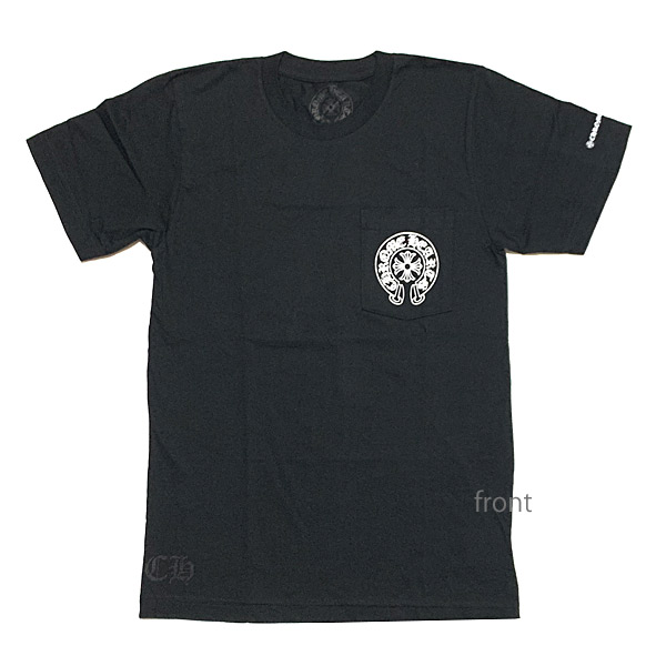 ≪新品≫正規品 クロムハーツ メンズ Tシャツ ブラック ホースシュー M