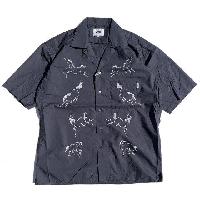 WAX(ワックス) / オープンシャツ / 1978 open shirt - NAVY / WX-0342