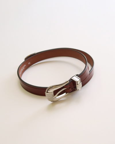 TORY LEATHER - 3-Piece Silver Buckle Belts トリーレザー 3ピース