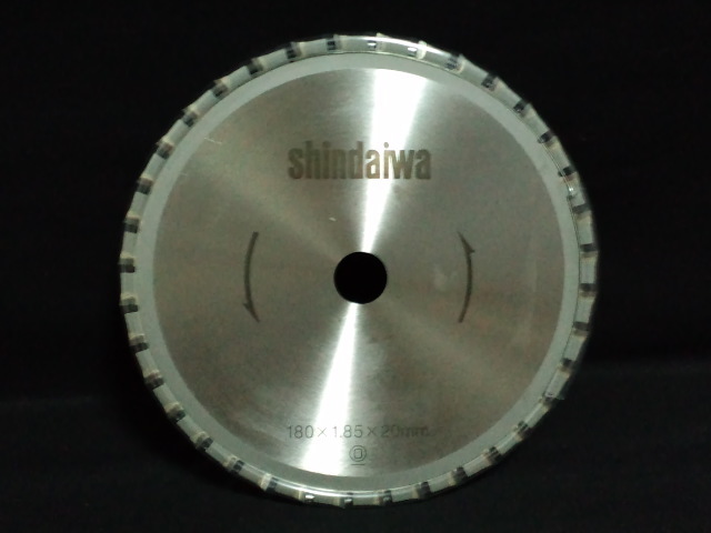 新ダイワ 純正チップソーブレード 鉄工用 180mm 180×1.85×20(mm) CT180