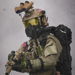 EASY&SIMPLE】26054S CBRN Assault Team 1/6スケールミリタリーフィギュア