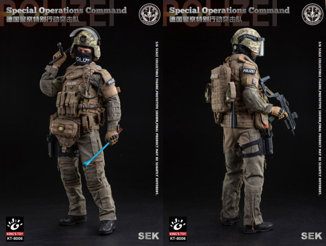 King's Toy】KT-8006 1/6 SEK Special Operations Command ドイツ地方