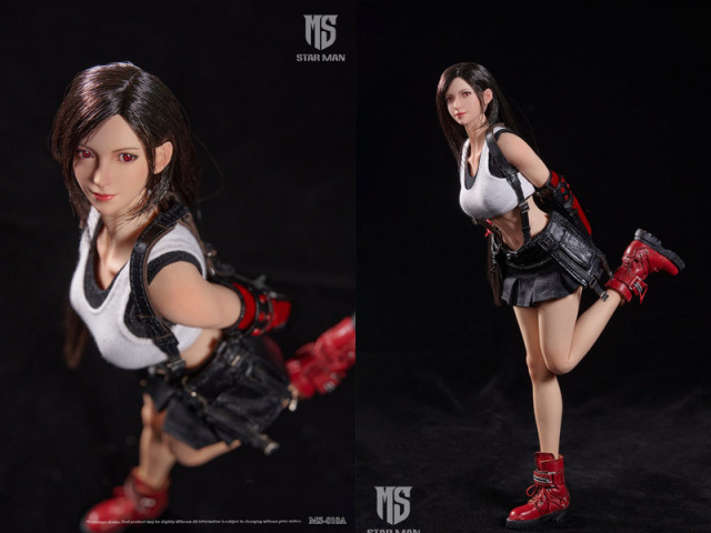 星漫 STAR MAN】MS-010A 1/6 White Tank Top and Black Short Skirt