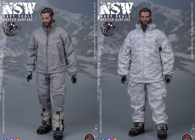 Soldier Story】SS109 1/6 NSW WINTER WARFARE “MARKSMAN” Navy SEALs