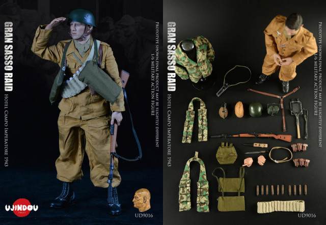 UJINDOU】UD9016 1/6 WW2 GRAN SASSO RAID German Fallschirmjager