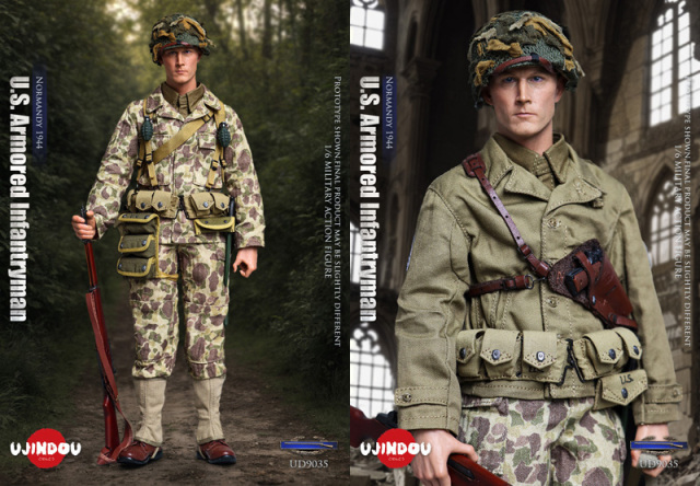 UJINDOU】UD9035 1/6 WW2 U.S. Armored Infantryman Normandy 1944 WW2