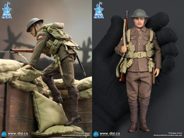DID】XB80028 1/12 British Infantry - Albert Brown 第一次世界大戦