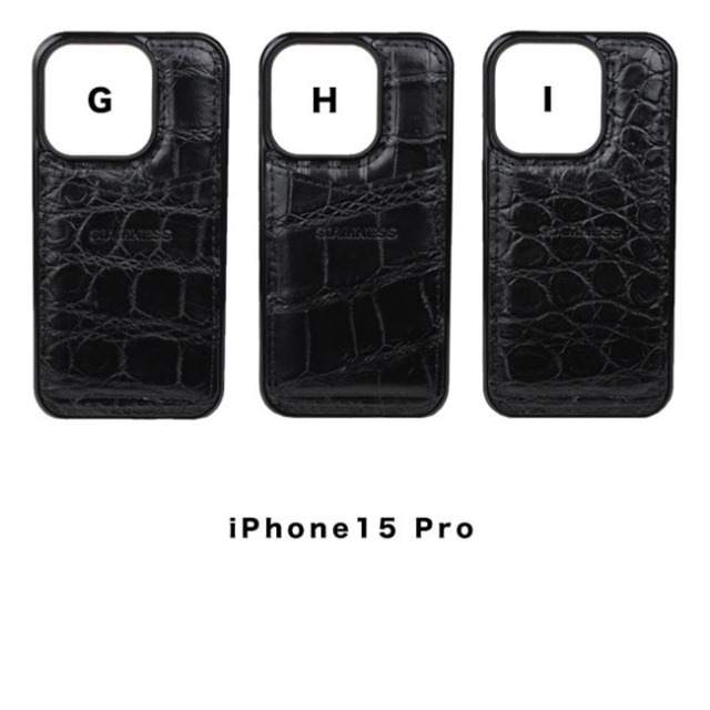クロコダイル クロコ iPhone ケース 15 pro max plus ハードケース