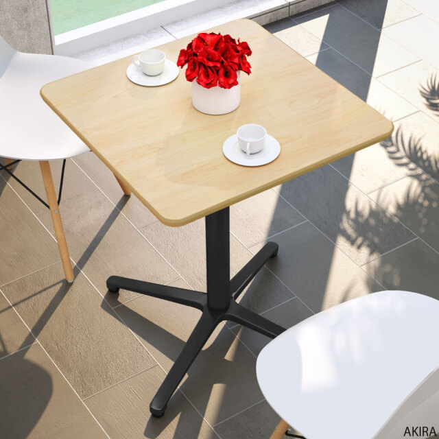 カフェテーブル 四角 ダイニングテーブル おしゃれ 幅60×高さ72cm