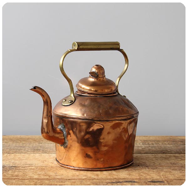 イギリス アンティーク コッパ―ケトル 銅製 インテリア 水差し