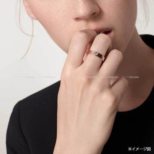 CARTIER カルティエ ミニ ラブリング 1P ダイヤ #46 K18 ピンク