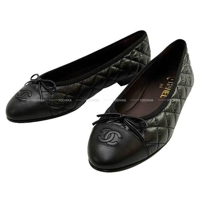 CHANEL シャネル バレエシューズ マトラッセ キルティング ココマーク