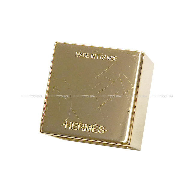 HERMES エルメス スカーフリング メドール ゴールド ゴールドプレー