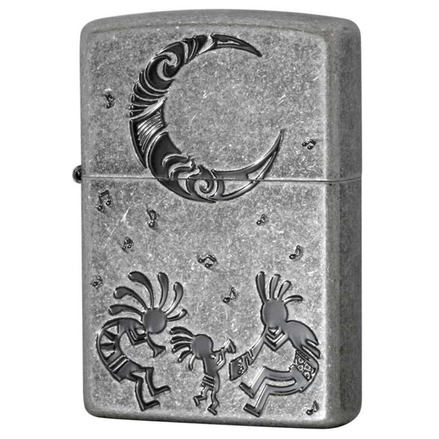 Zippo ジッポー ココペリ 精霊 アメリカンインディアン シルバー