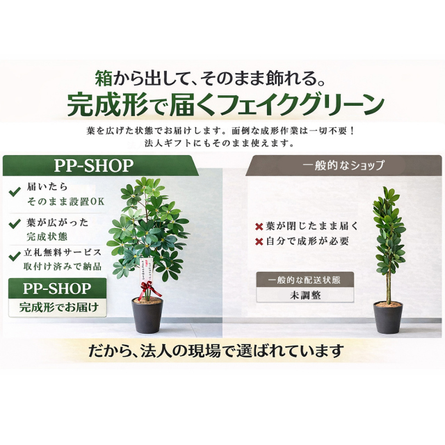 人工 観葉植物 フェイク グリーン 新緑ベンジャミン H約165cm 店舗