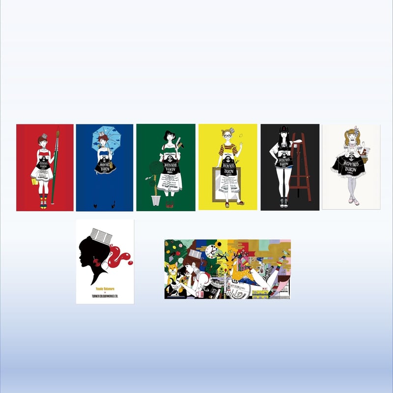 ポストカード【ターナー8種セット】 | YUSUKE NAKAMURA GOODS