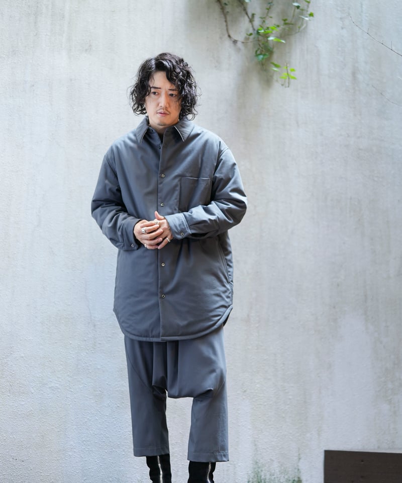 MB ULTIMATE 尾州ウール 4タックサルエルスラックス | MB -there is