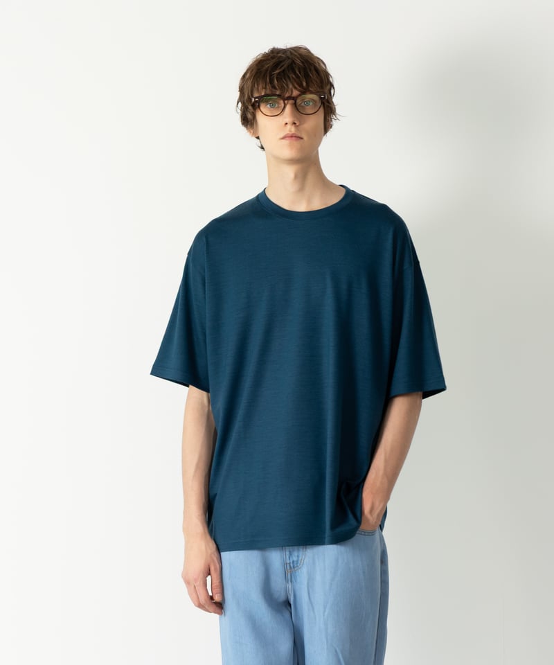MBハイエンド尾州ウールTシャツ ビッグサイズモデル | MB -there is a