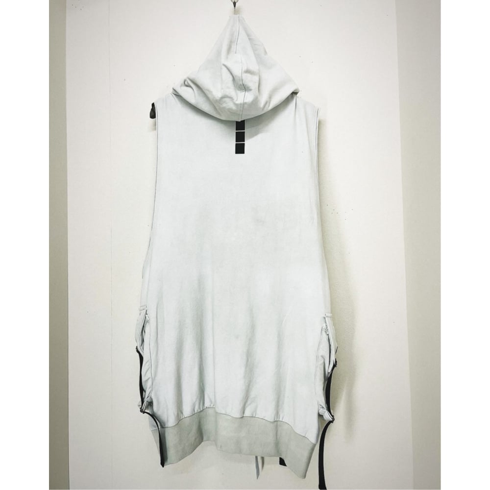 KMRii ・ケムリ・ Black Raven Vest 05・パーカーベスト | MEGA