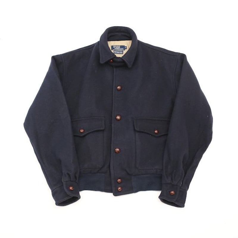 90's Polo by Ralph Lauren A-2 Type Wool Jacket