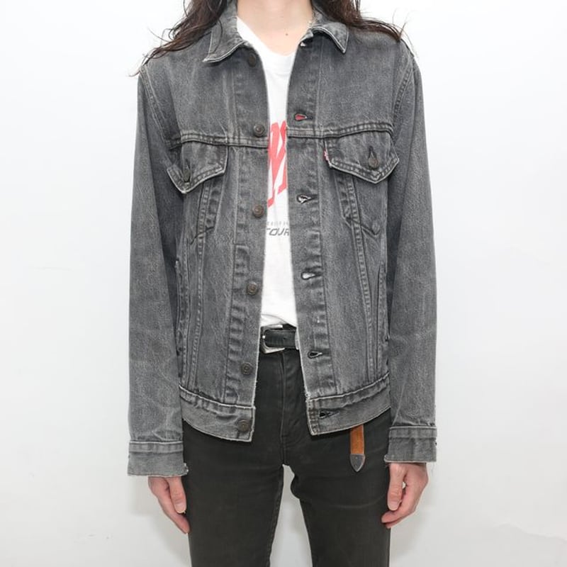 80's Levi's 70506-0259 Black Denim Jacket | Strato