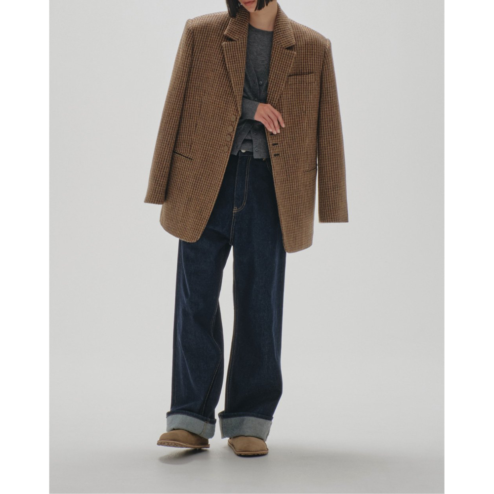 即納【TODAYFUL】Wool100% Check Jacket | selectshop