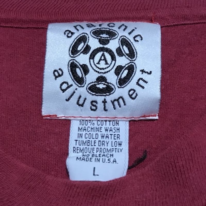 USED】90'S ANARCHIC ADJUSTMENT L/S T-SHIRT 