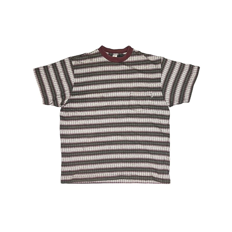 USED】80's-90's OLD STUSSY JACQUARD BORDER POCK