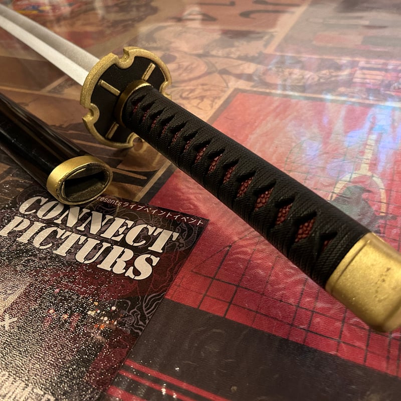 超軽量日本刀・黒】改良版 鞘付き オリジナル創作素材 PU製品