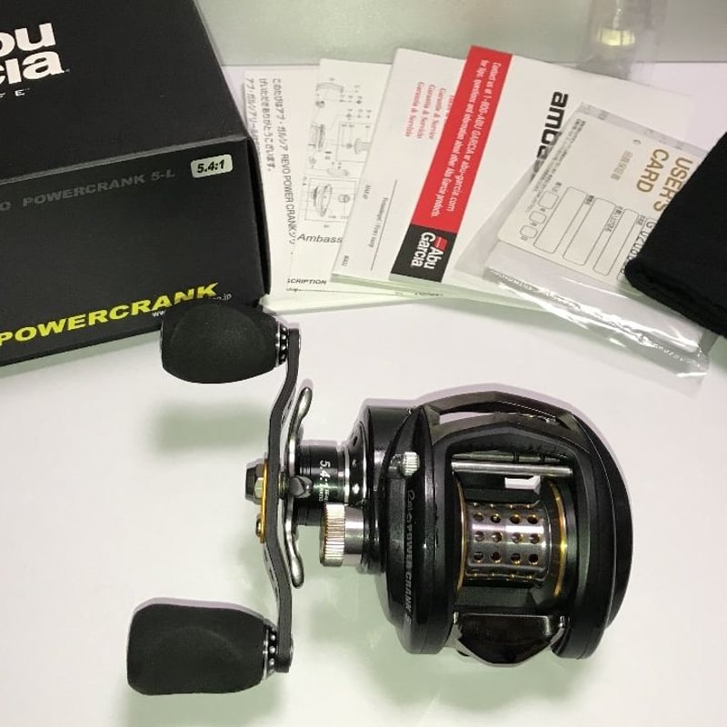 極美品良好】Abu Garcia REVO POWERCRANK 5-L アブガルシア レボ