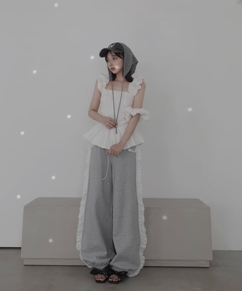 SAM'S FRILL PANTS USA製 ヴィンテージ 古着 フリルパンツ SAM'S FRILL