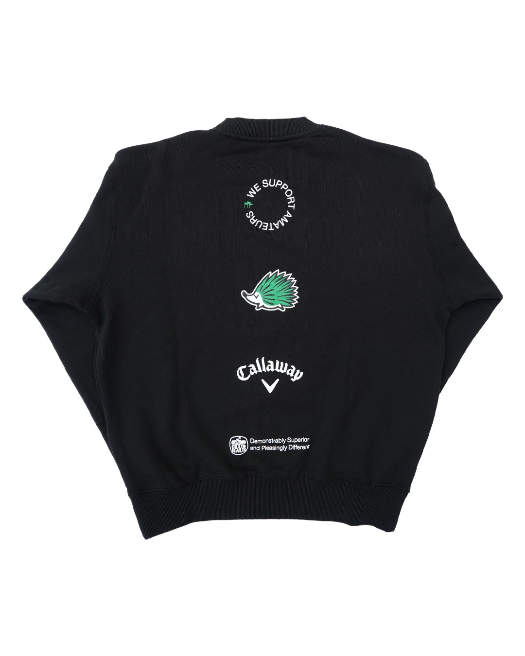 Callaway + CLUBHAUS Crewneck Sweat - Black | CL