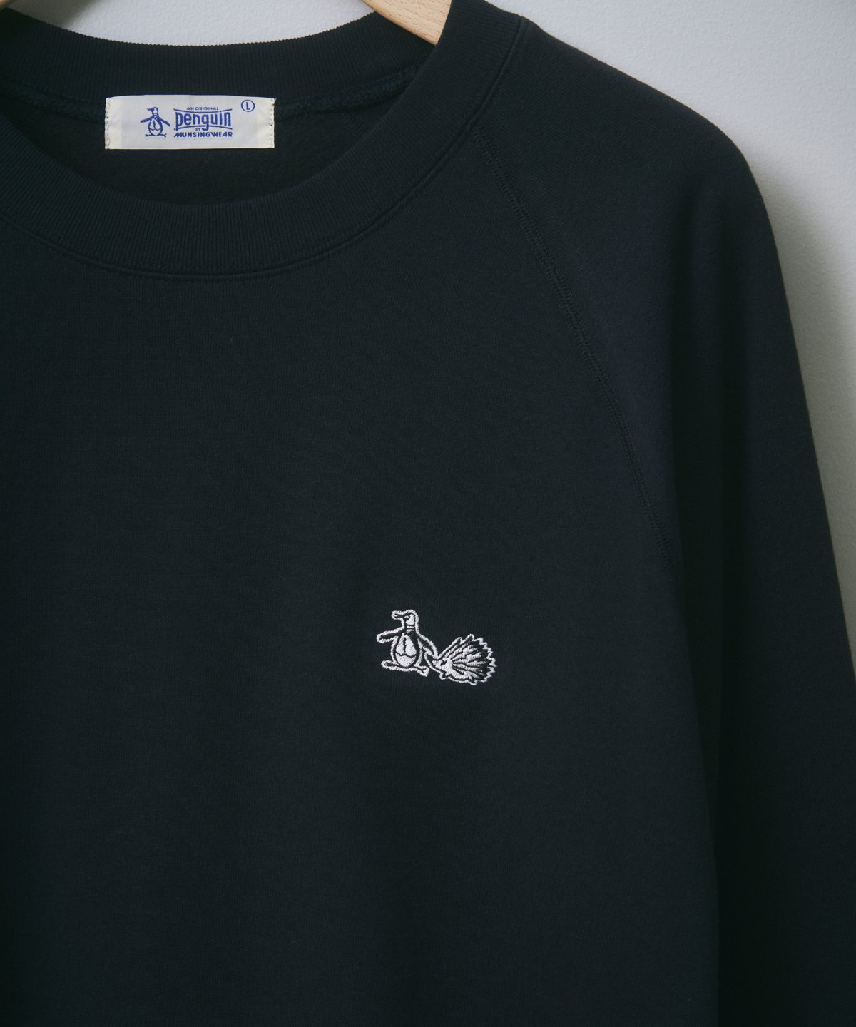 Penguin by CLUBHAUS Crew neck sweat shirt - Bla