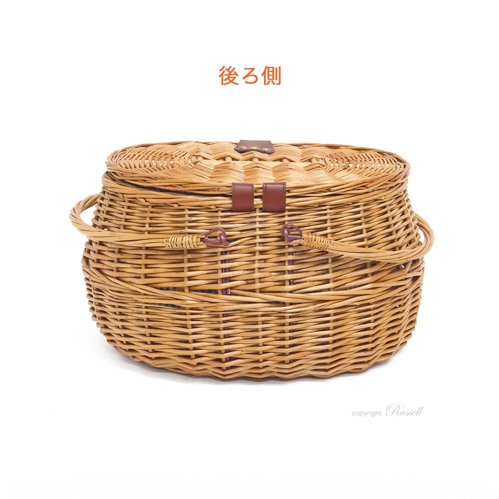 品番800-Mサイズ 内布付き ハンドル付き かごバスケット 【かごのお店