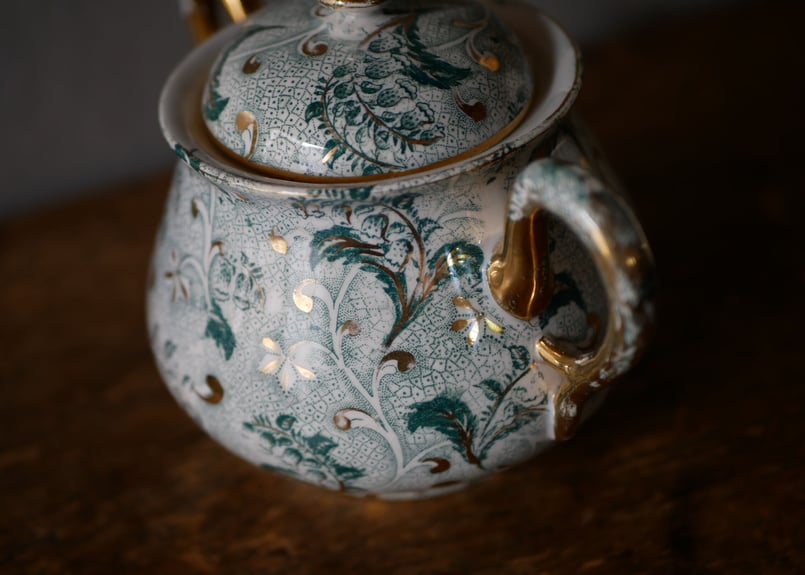 MUGUET すずらん クレイユモントロー シュクリエ フランスアンティーク