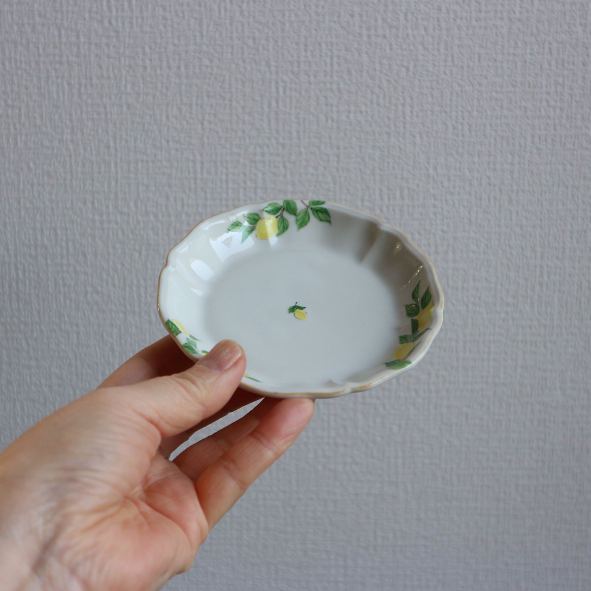 花形深まめ皿（檸檬）/ 阿部慎太朗 | モノスタイル onlineshop