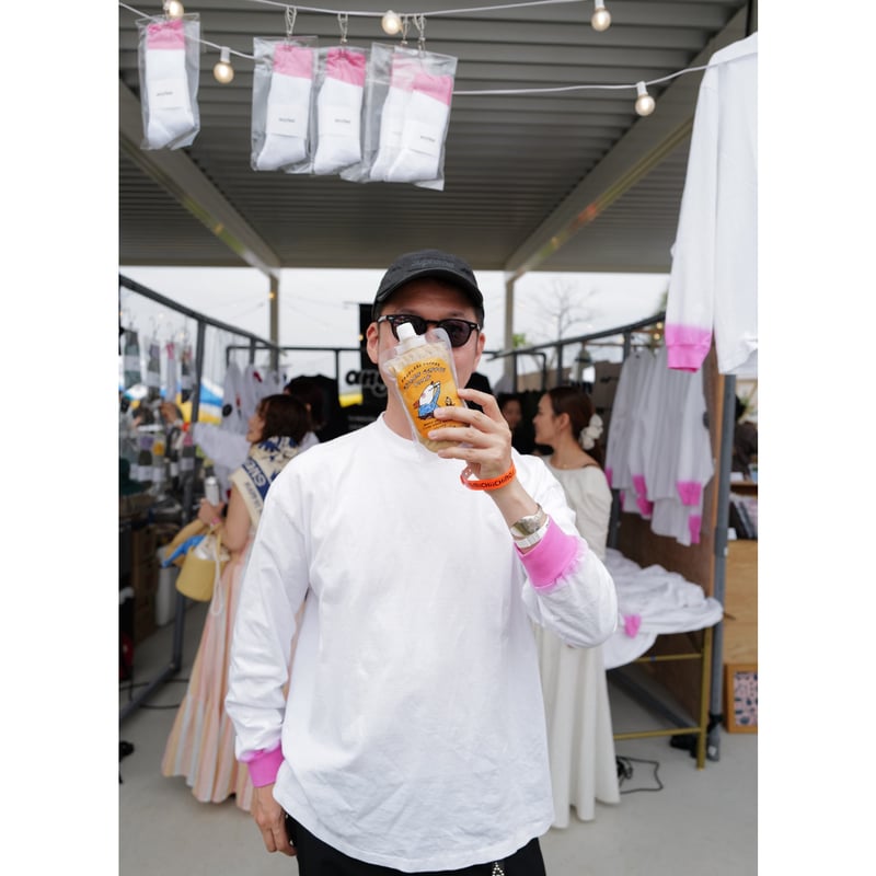 4月18日再販 [anytee classics] Pink Dyed Long Tee |
