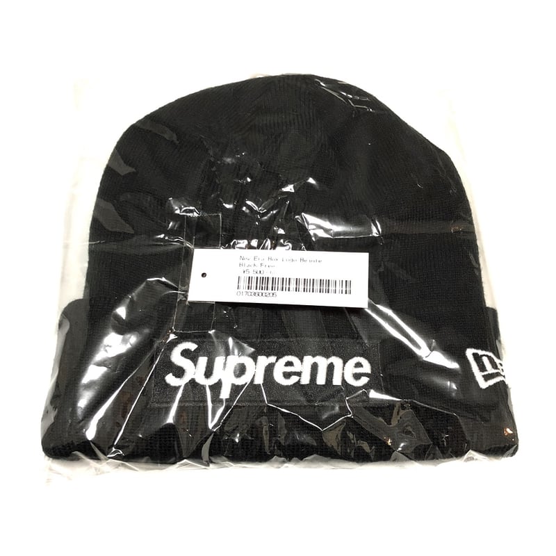 Supreme New Era Box Logo Beanie Black 18AW その2