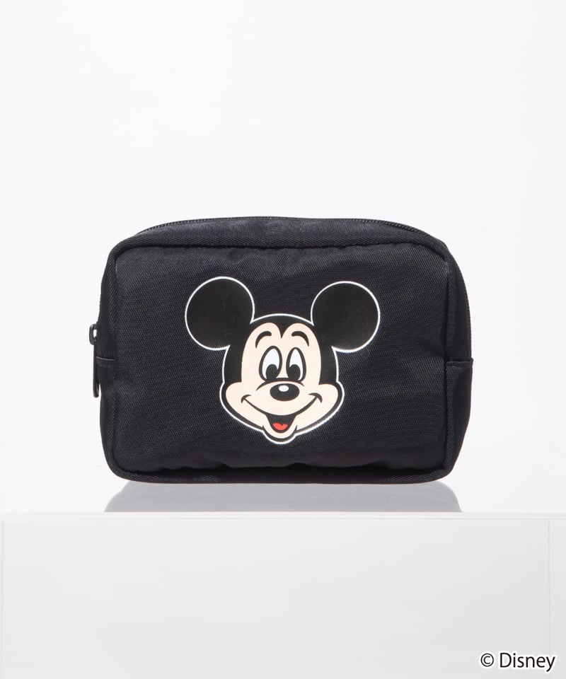 撥水】Disney / POUCH(ミッキー)【WCJ-TD-014BLK-SAX01】 |