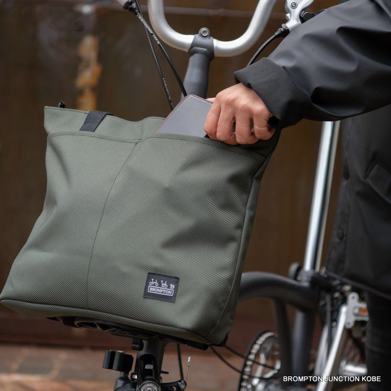Tote Bag 9L Olive Green | BROMPTON JUNCTION KOB