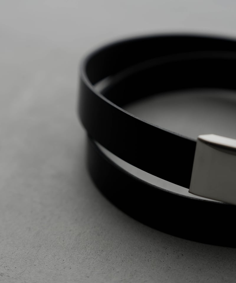 LUXURY MATERIAL BRIDLE LEATHER SLID BELT | CTHY